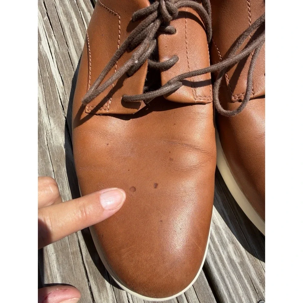 Cole Haan GrandPrø Mens 9.5M Brown Leather Oxford Derby Shoes C33186 Comfort